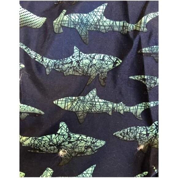 Toddler Boys Swimming Trunks - Shark Pattern, Size 4 T - Picture 3 of 3